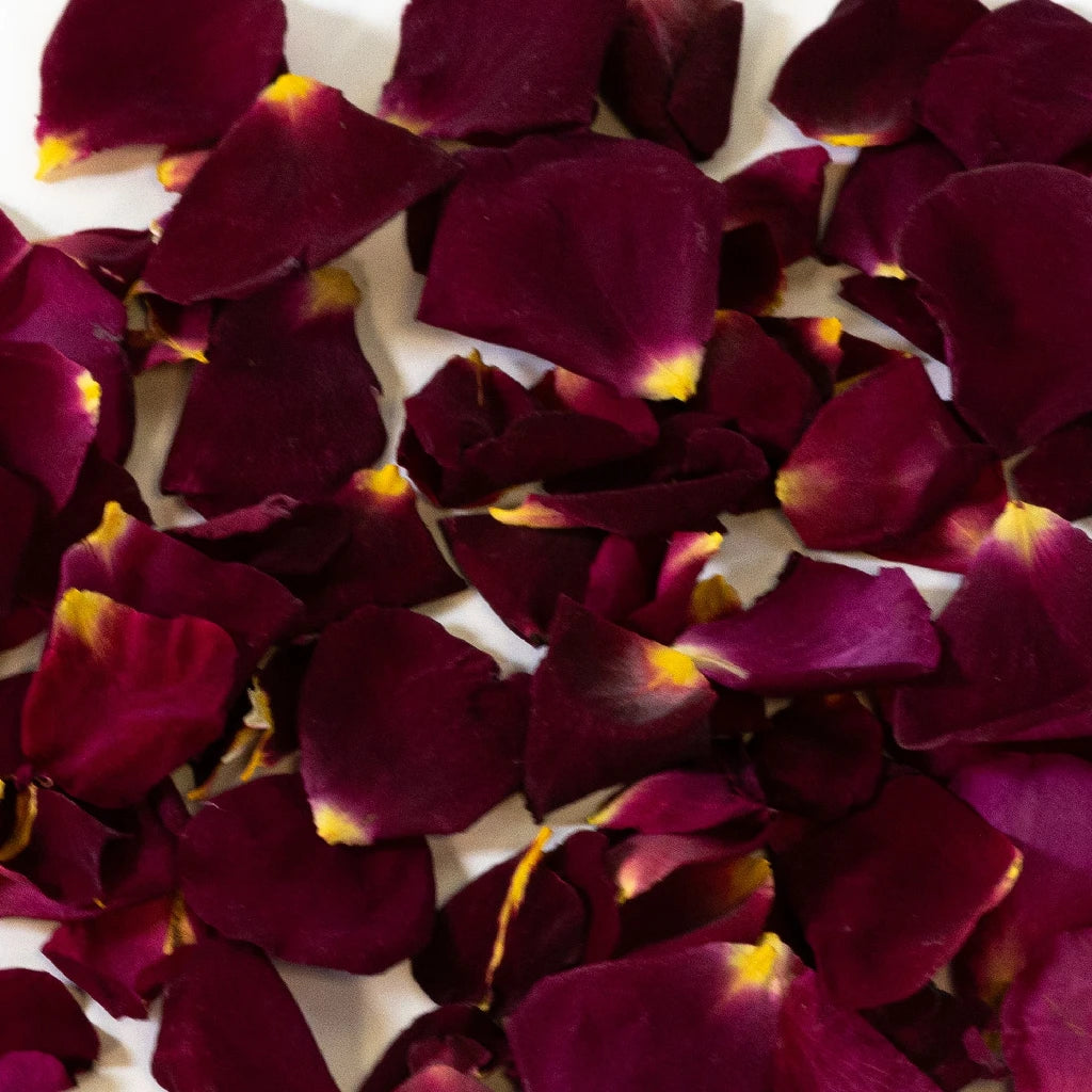 Buy Wholesale Drop Dead Red Dried Rose Petals in Bulk - FiftyFlowers