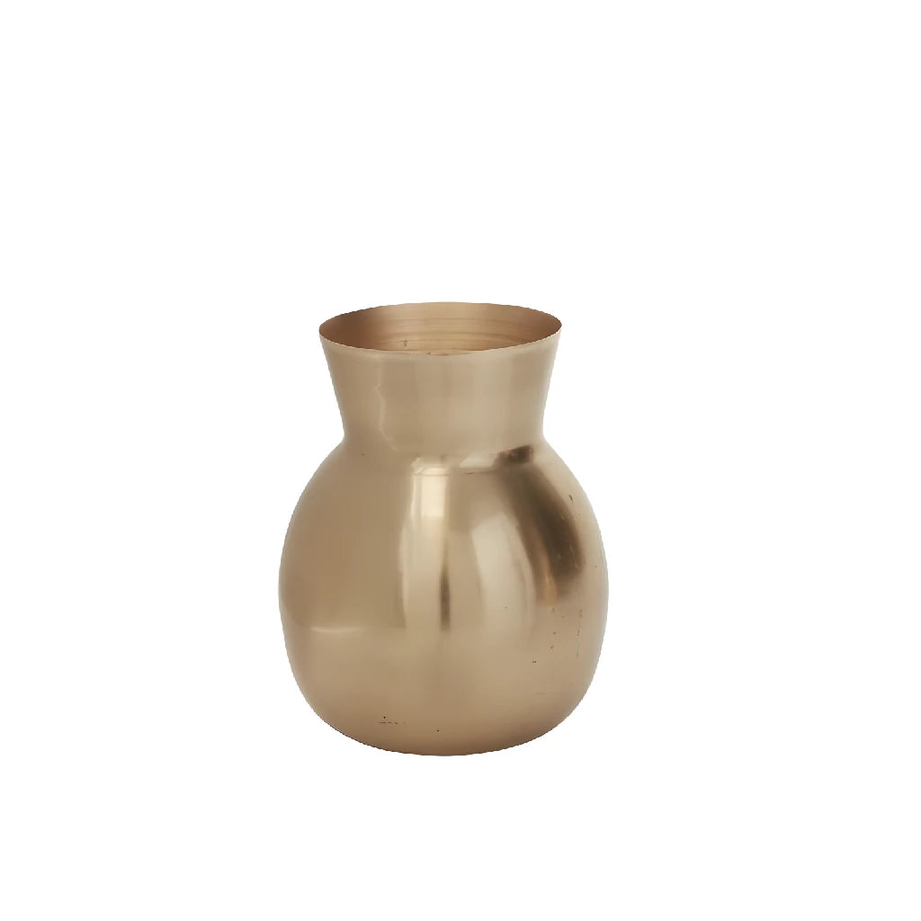 Buy Wholesale Gold Plated Flower Vase In Bulk Fiftyflowers 8741