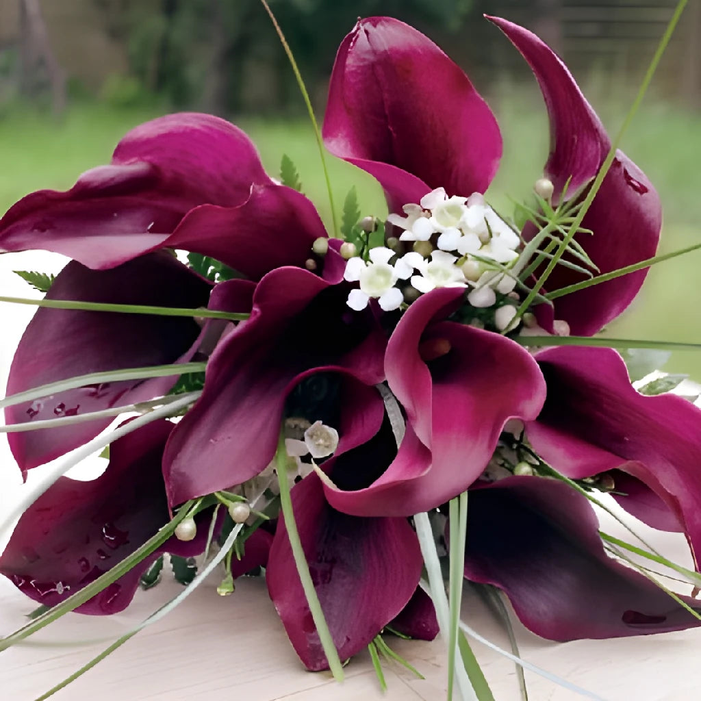 calla lily wedding flower bouquet Buy Wholesale 200 Mini and 50 Standard Calla Lily DIY Wedding Flowe