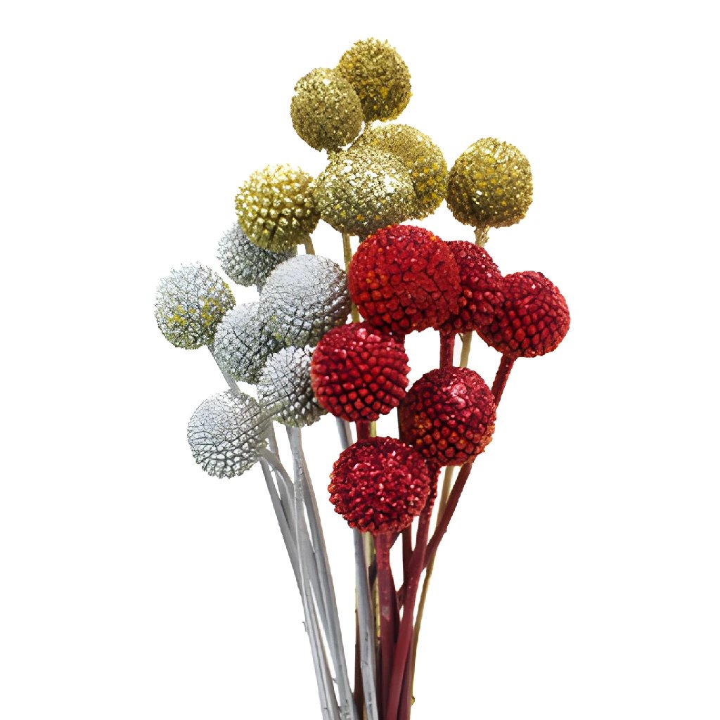 Buy Wholesale Holiday Airbrushed Billy Balls Flower in Bulk - Fifty