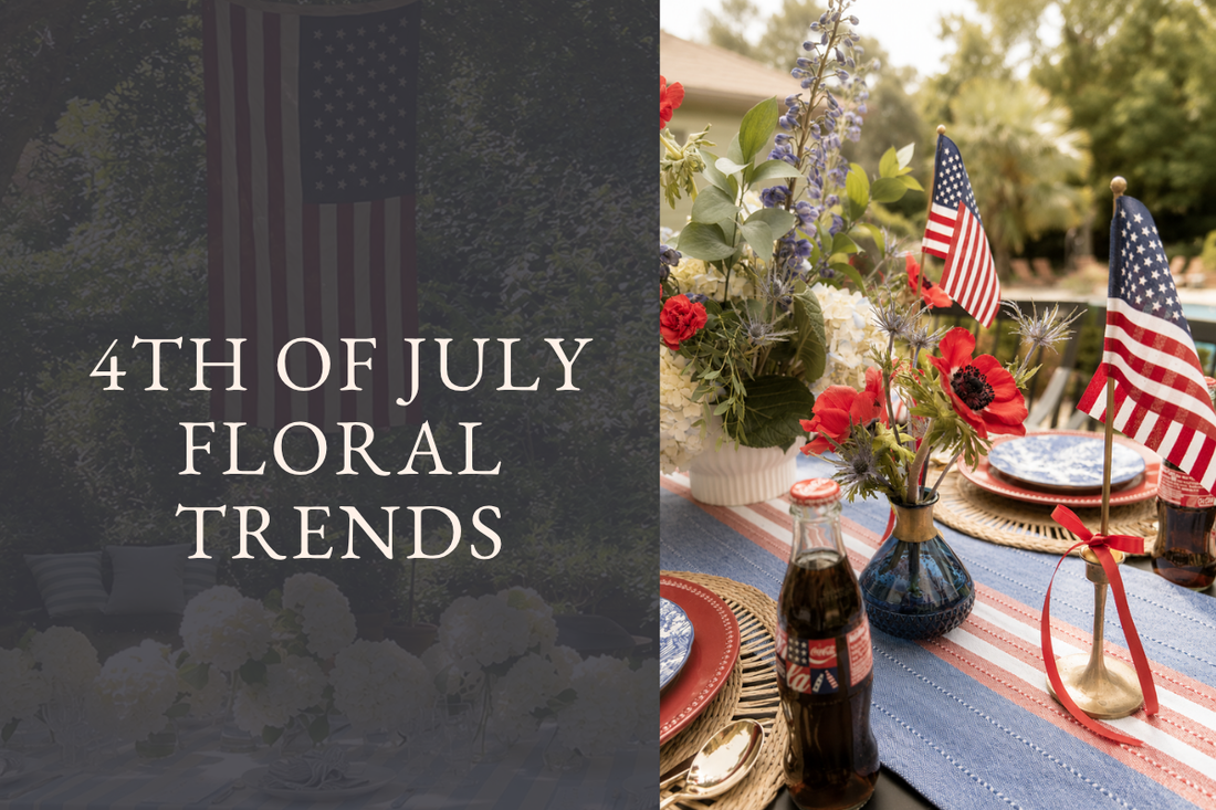 Fourth of July Flower Trends: Red, White & Blue Arrangements You'll Love