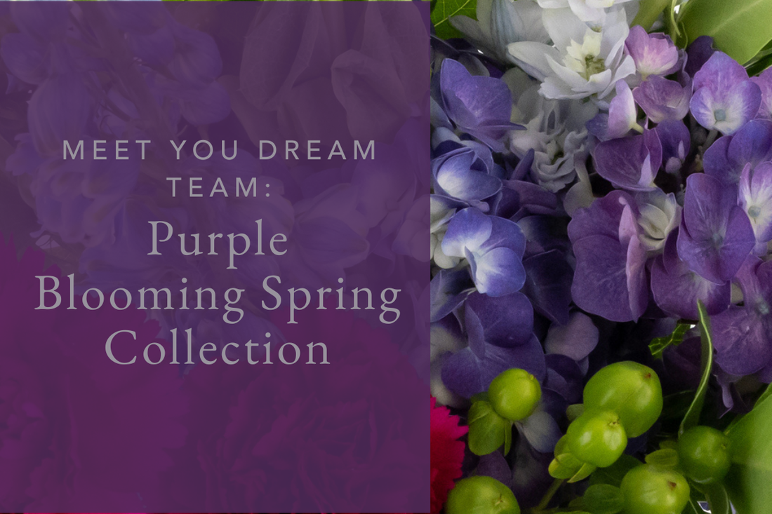 Meet Your Dream Team: Purple Blooming Spring Collection