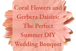 Coral Flowers and Gerbera Daisies: The Perfect Summer DIY Wedding Bouquet