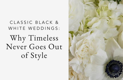 Classic Black and White Weddings Why Timeless Never Goes Out of Style