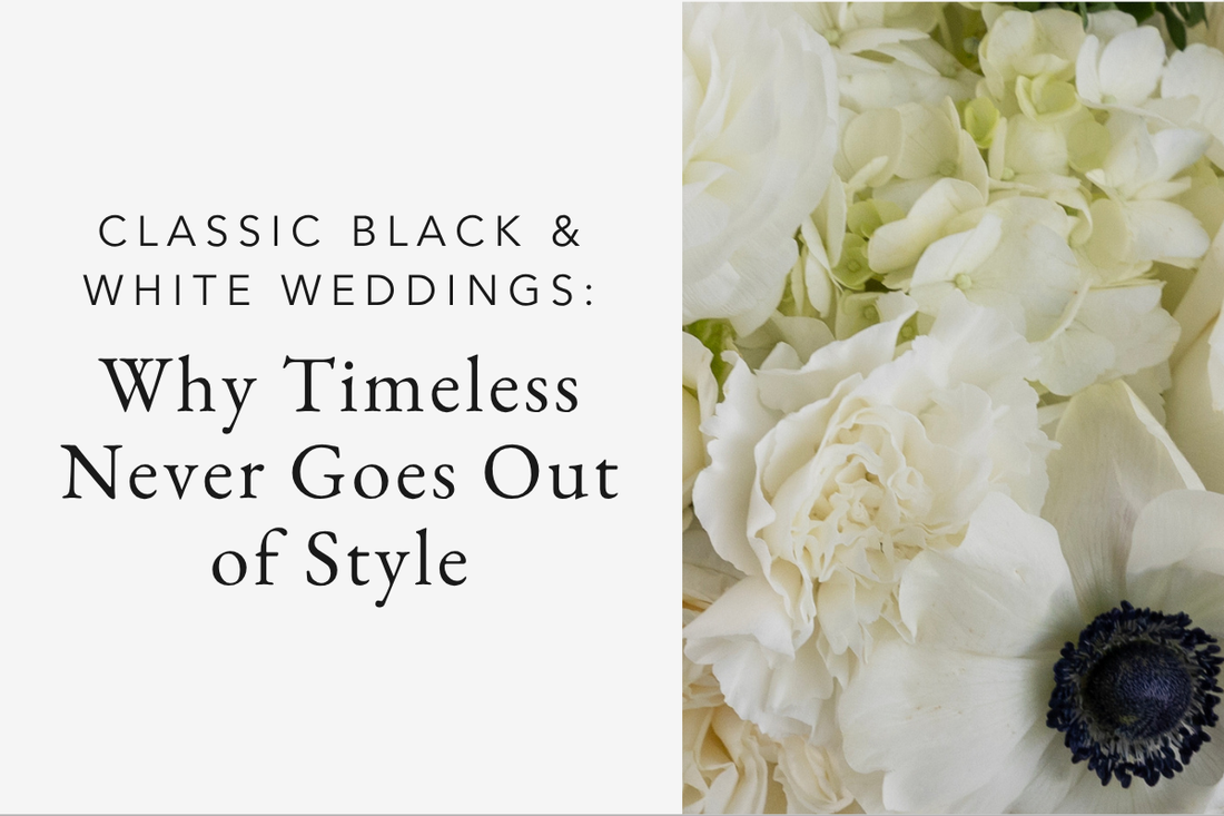 Classic Black and White Weddings Why Timeless Never Goes Out of Style