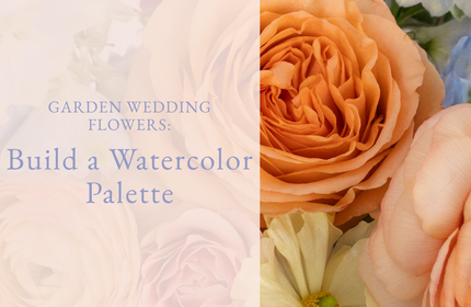 Garden Wedding Flowers Build a Watercolor Palette