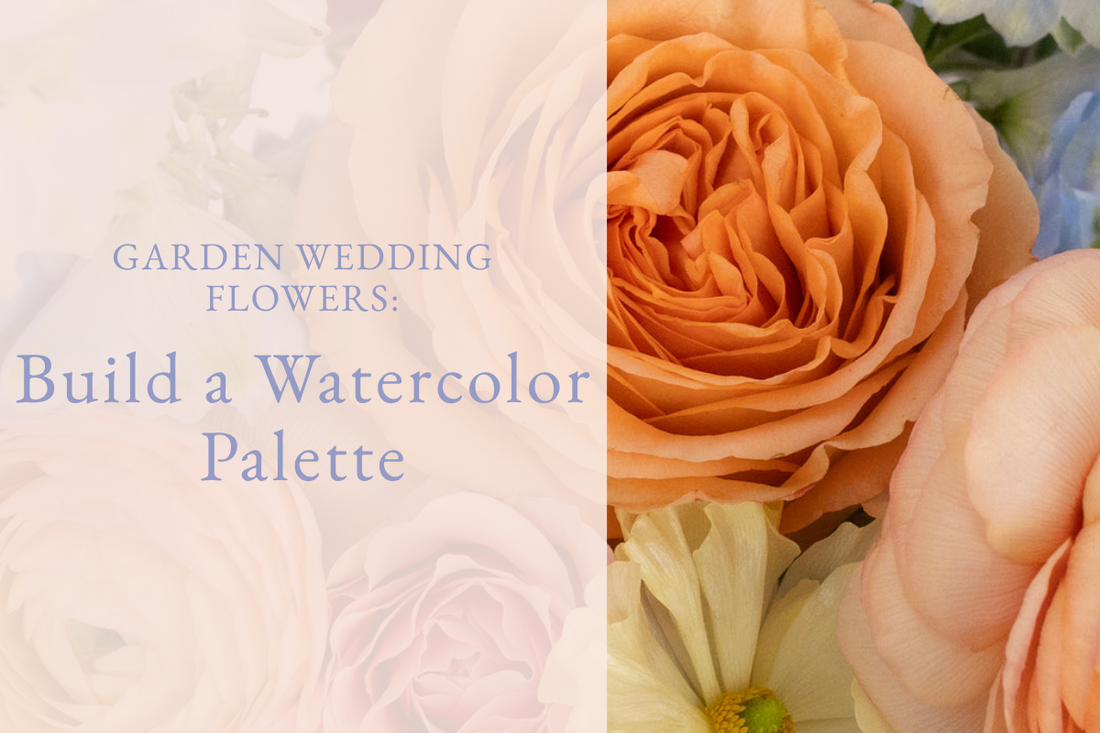 Garden Wedding Flowers Build a Watercolor Palette