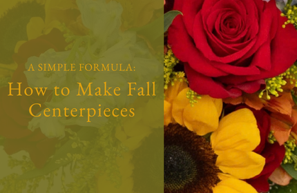 A Simple Formula: How to Make Fall Centerpieces
