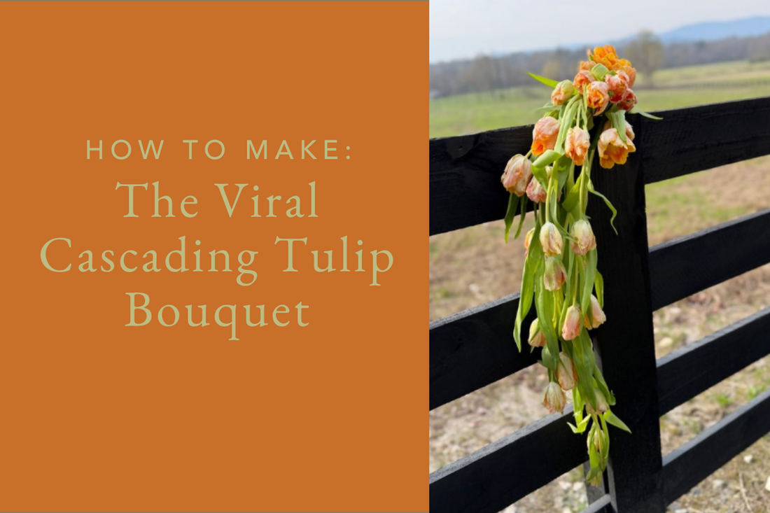 How to Make: The Viral Cascading Tulip Bouquet