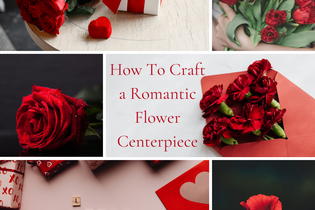 How to make a romantic flower centerpiece for Valentine's Day 