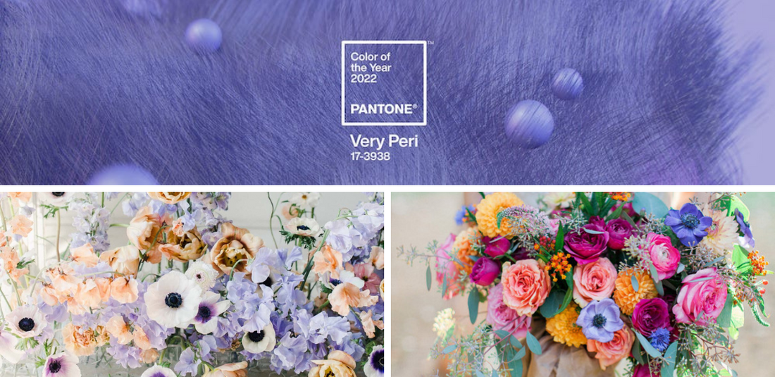 Very Peri (periwinkle) wedding ideas for 2022 Pantone Color of the Year