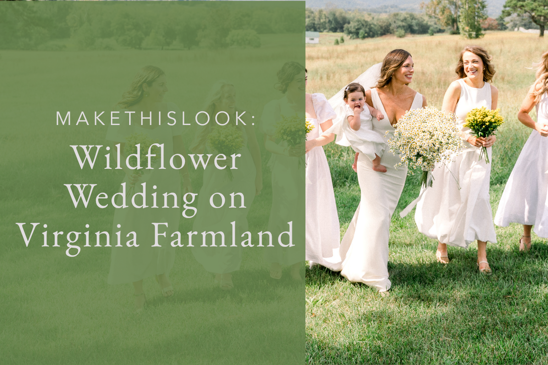 Make this Look: Wildflower Wedding on Virginia Farmland
