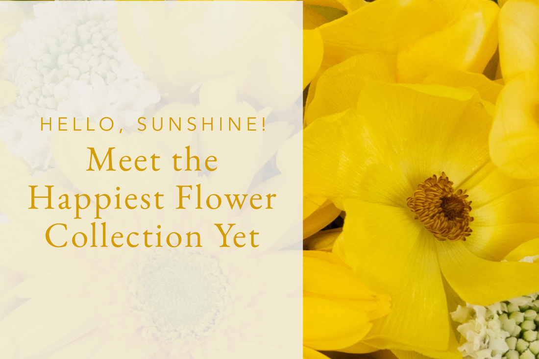 Hello, Sunshine! Meet the Happiest Flower Collection Yet