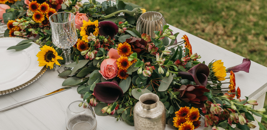 Wedding Car Decoration- Sunflower Wreath for Getaway Just Married