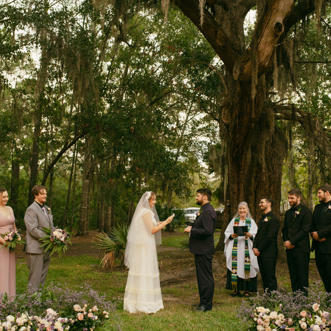 Magical Lilac Louisiana Wedding