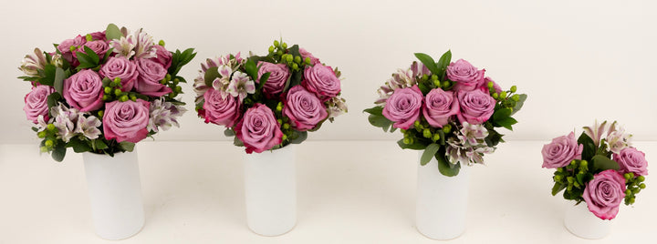 Purple Hues Flower Centerpiece