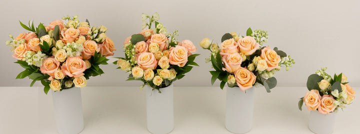 Peachy Keen Flower Centerpiece