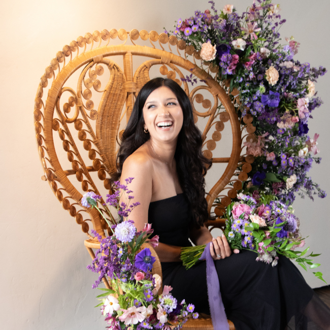 Just Us in the City, Painted with Aura Indigo