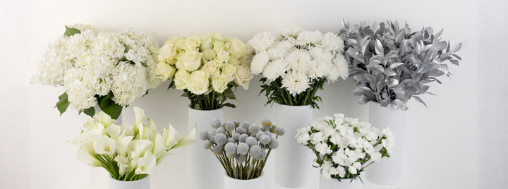 Modern Holiday Glam Silver DIY Flower Kit