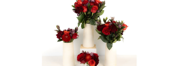 Love Letters In Red Flower Centerpiece