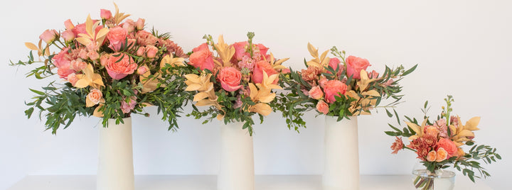 Wild Peach Flower Centerpiece