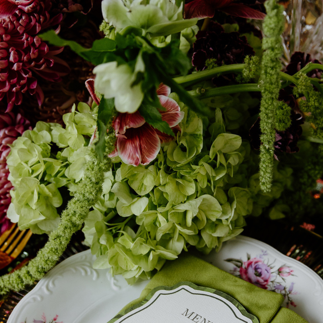 Vintage Inspired Wedding Photo Shoot with Bold Blooms