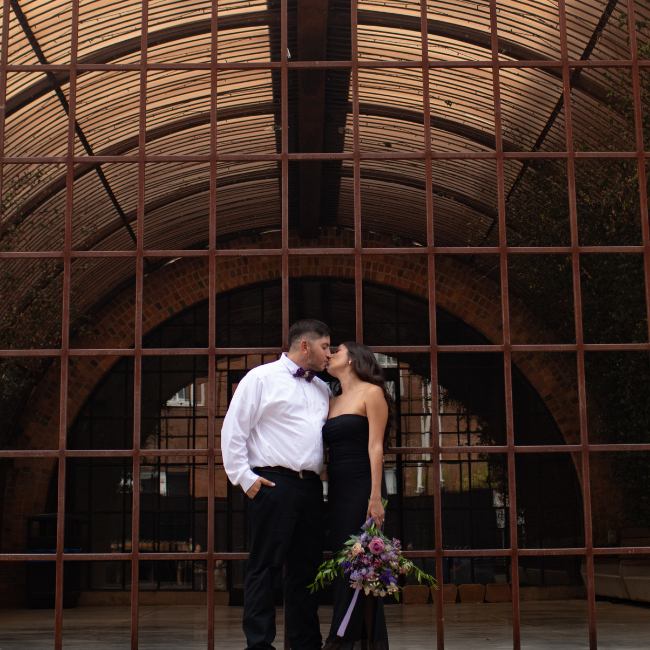 Just Us in the City, Painted with Aura Indigo