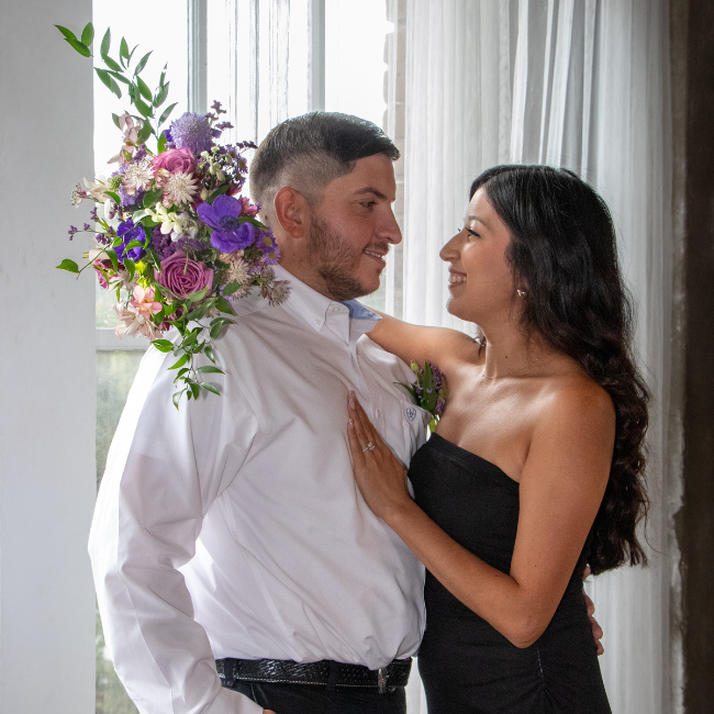 Just Us in the City, Painted with Aura Indigo