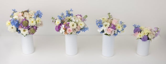 Powdered Pastels Flower Centerpiece