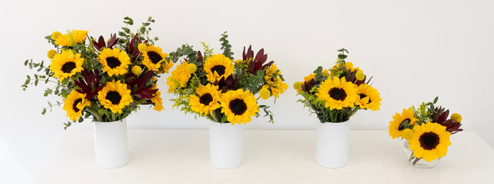 Autumn Sunset Flower Centerpieces