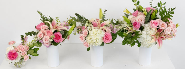 Blush Bulk Flower Centerpieces