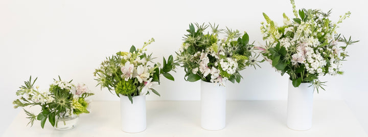 White Blooming Flower Centerpieces