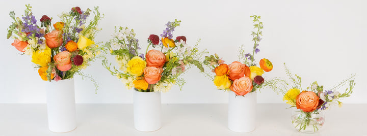 Country Charm Flower Centerpieces