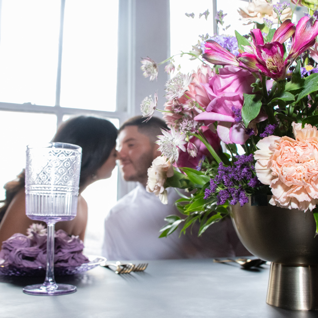 Just Us in the City, Painted with Aura Indigo