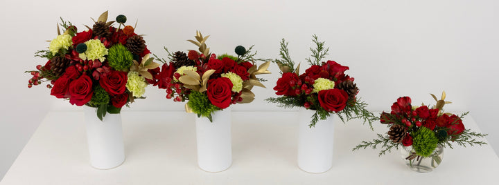 Jingle Bells Flower Centerpieces