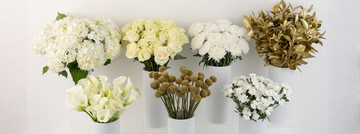 Modern Holiday Glam Gold DIY Flower Kit