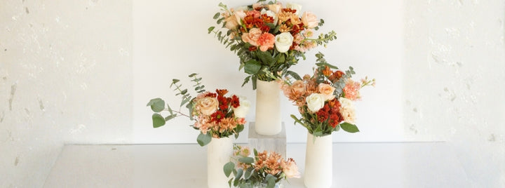 Sunrise Carnations Flower Centerpiece