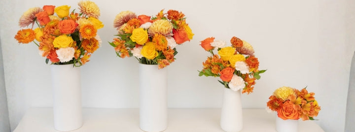Orange Harvest Flower Centerpiece