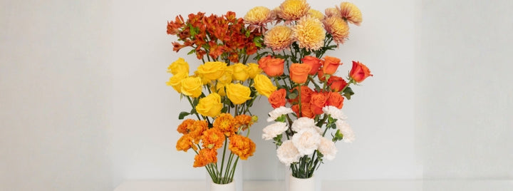 Orange Harvest DIY Flower Kit