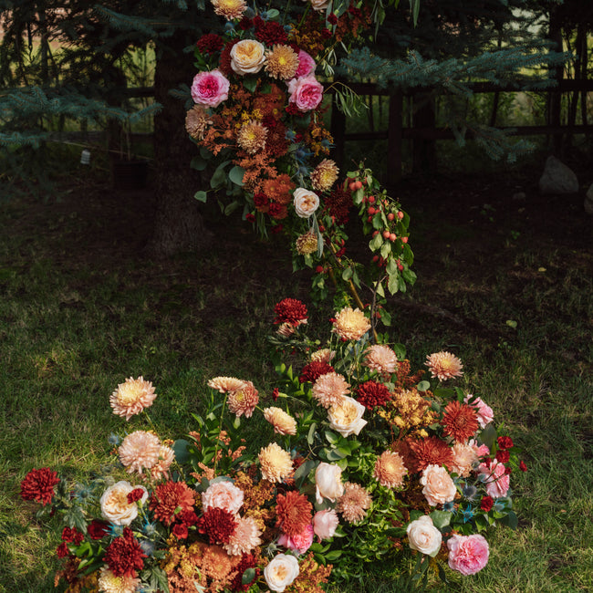 Jewel Tone Fall Themed Wedding