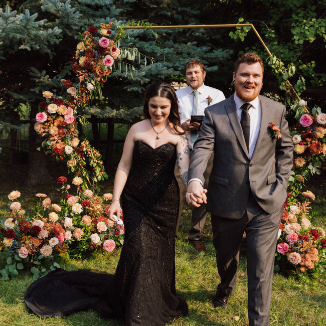 Jewel Tone Fall Themed Wedding