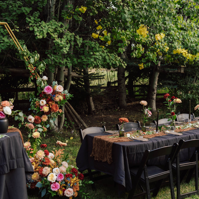 Jewel Tone Fall Themed Wedding