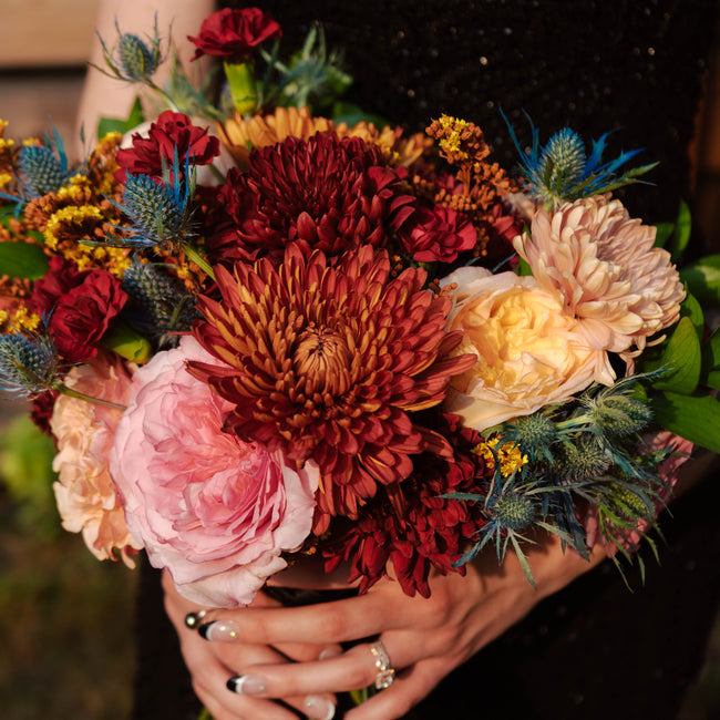 Jewel Tone Fall Themed Wedding