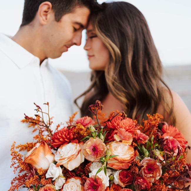 Desert Orange Rustic Wedding