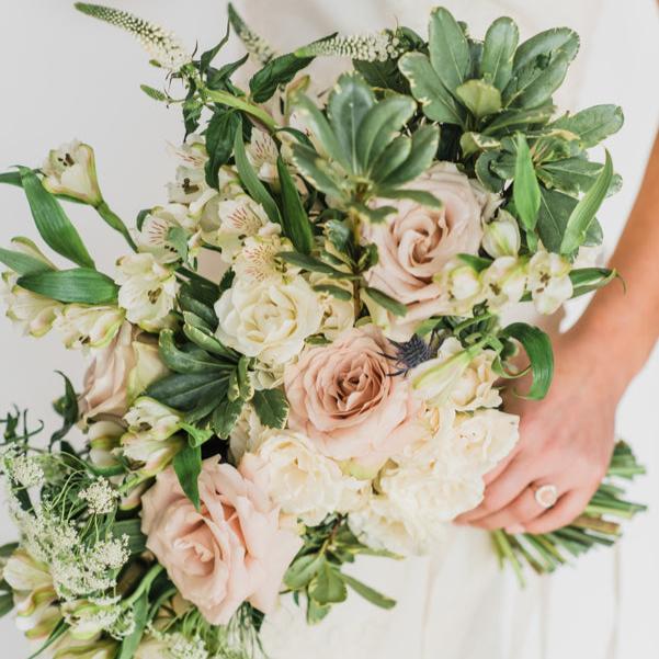 Ethereal Blush and White Styled Wedding