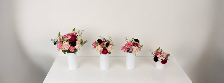 On Cloud Wine Flower Centerpiece