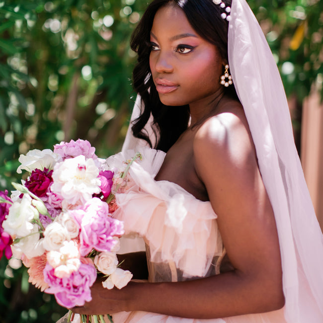 Enchanting White and Pink Sedona Styled Wedding