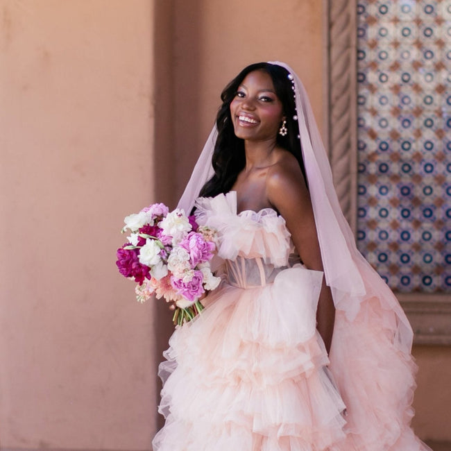 Enchanting White and Pink Sedona Styled Wedding