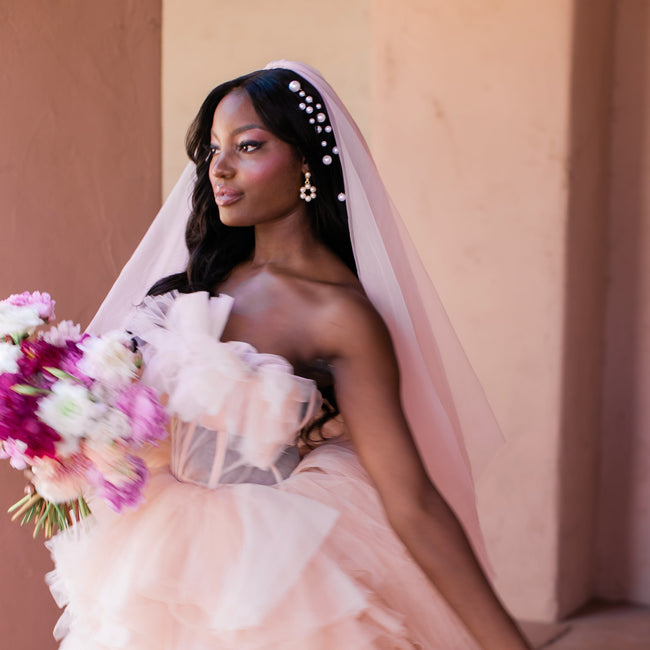 Enchanting White and Pink Sedona Styled Wedding