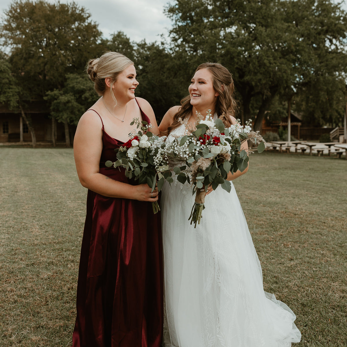 crimson and cream wedding dresses 16 Stunning Red Wedding Dresses - Yes, you can wear red down the aisle!